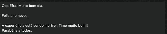 Depoimento de Prefiro Delivery
